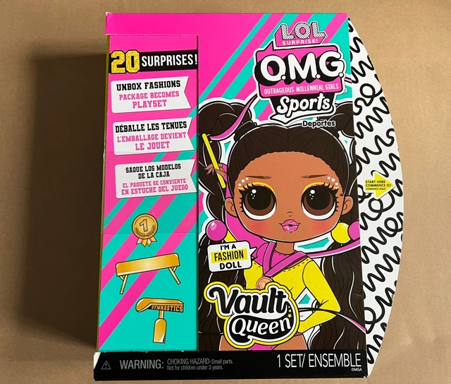 LOL SURPRISE OMG Sports Vault Queen Artistic Gymnastics Fashion Doll
