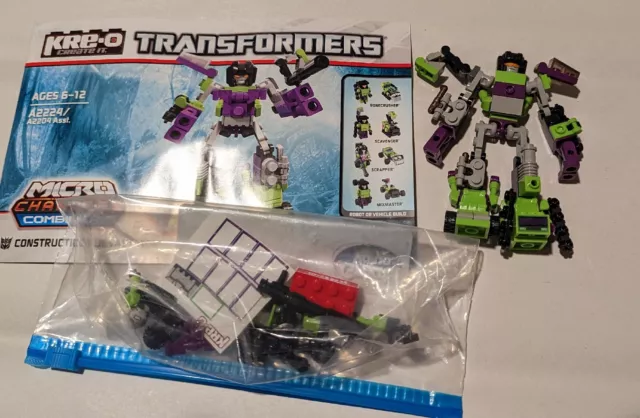 KRE-O TRANSFORMERS DEVASTATOR MICRO CHANGERS COMBINERS FIGURE SET 77pc 2012