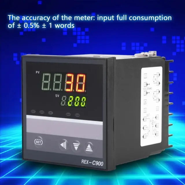 Neu REX-C900 PID Temperaturregler Thermostat 0-1300℃ Digital Temperature Control