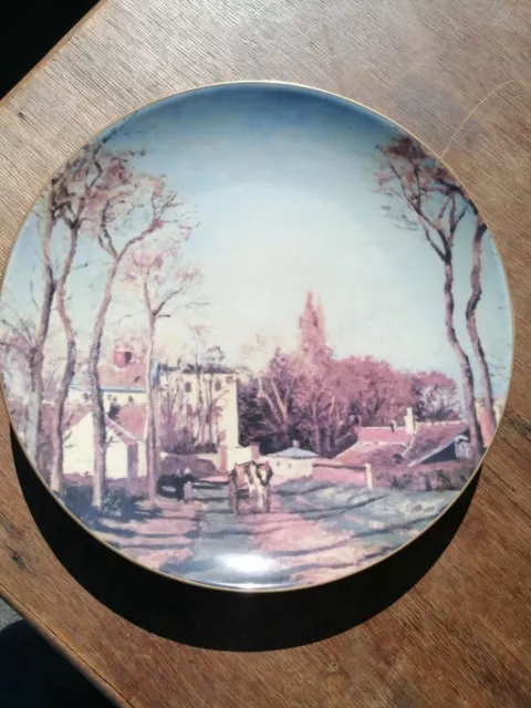 Limoges assiette de collection en porcelaine de Limoges