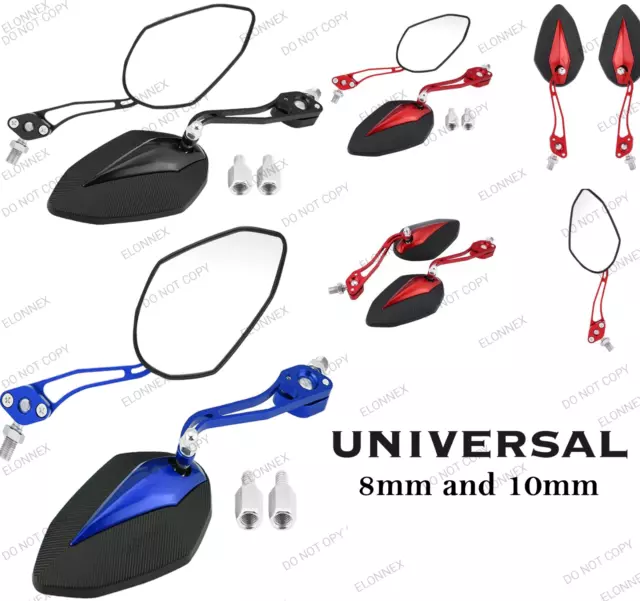 Universal Mobility Scooter Mirrors Pair  Free Next Day Delivery