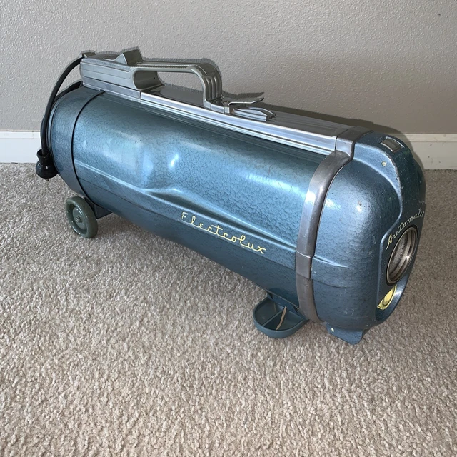 Vintage Electrolux Canister Vacuum Cleaner Model E Automatic w/Filter Bag Works Vintage Electrolux Canister Vacuum Cleaner Model E Automatic w/Filter Bag Works