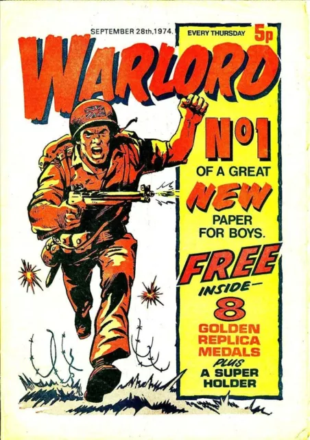 Warlord Comic (1974 - 1986) On Dvd Rom- All 627 Issues +Annuals & Specials