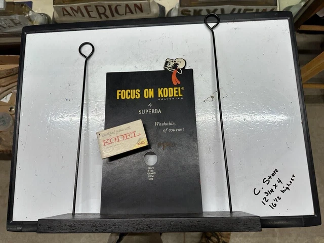 Vintage FOCUS ON KODEL Store Display EASTMAN KODAK Polyester Unique Good Shape