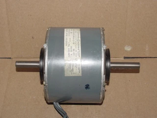 Ge 5Ksp39Kg6304S 1/8 Hp Double Shaft Motor 208-230V/1082 Rpm Double Shaft