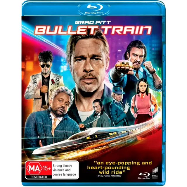 BULLET TRAIN, 2022 Blu-ray, Brad Pitt, Joey King, Bad Bunny