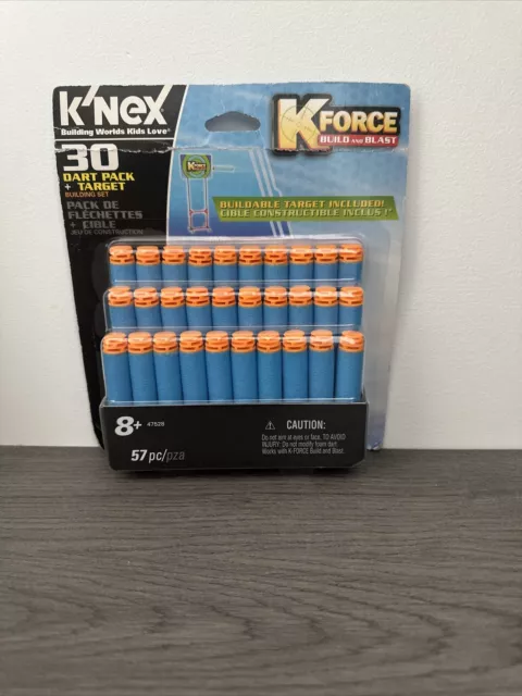 K’nex K force 30 dart pack and target building set Compatible With Most Blasters