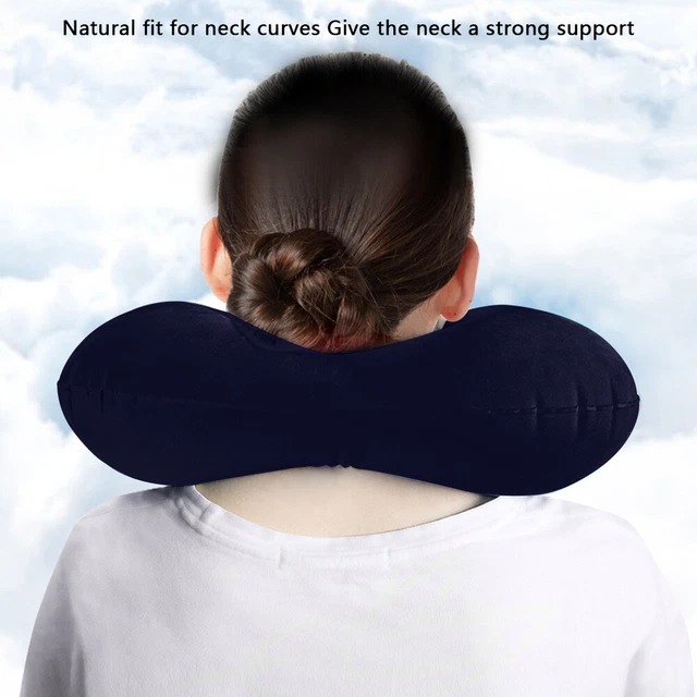 Inflatable Neck Pillow U Shaped Travel Pillow Neck Support Car Auto Accessories 3