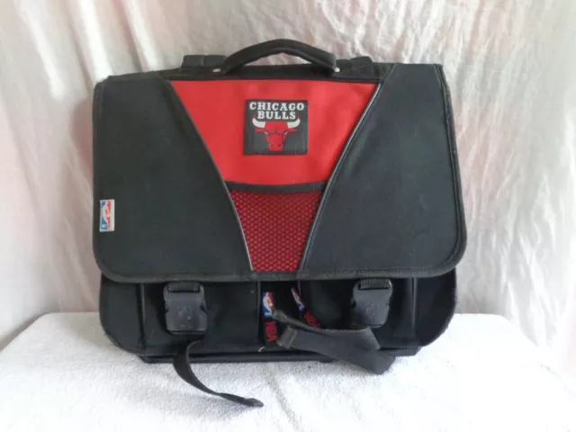 Vintage Ancien CARTABLE CHICAGO BULLS Basket Ball NBA École fourniture scolaire