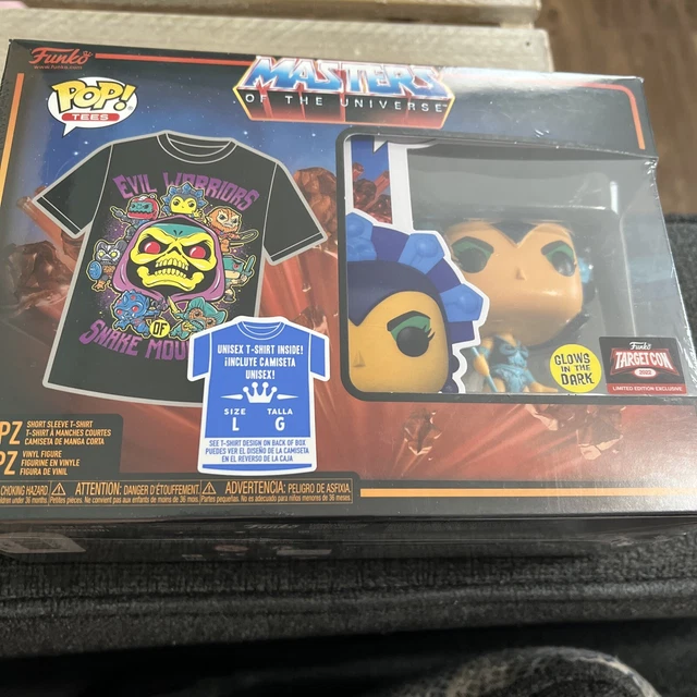 Funko POP Master's of the Universe - Evil Lynn and Large T-Shirt Set