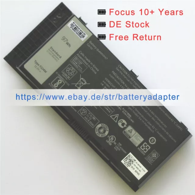 Original neu FV993 5V19F R7PND Akku Batterie für DELL Precision M6800 laptop