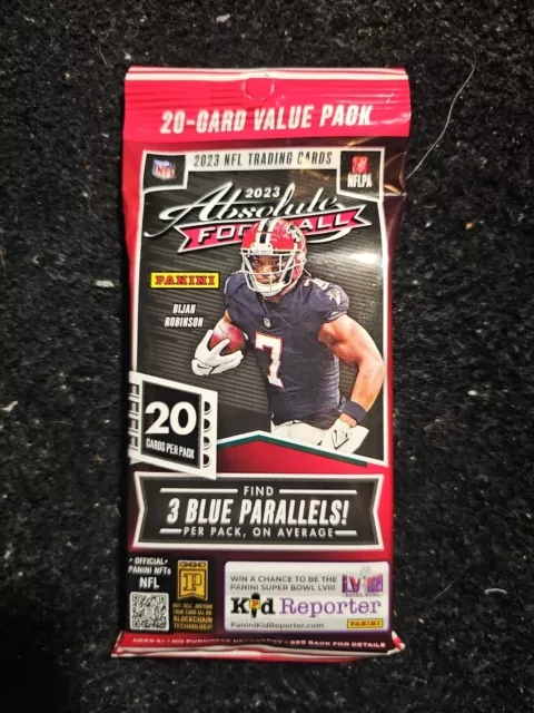 2023 Panini Absolute Football Fat Value Pack 20 Cards  Brand New Factory Sealed