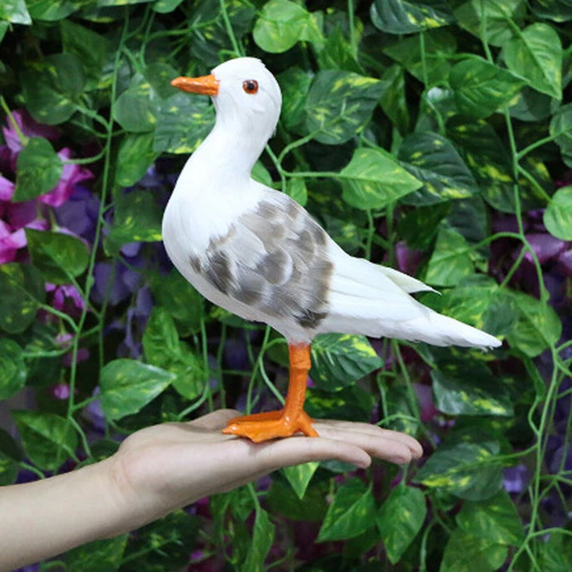 Artificielle Plume Oiseaux Artisanat Mouette De Noël Jouet Maison Jardin Décor