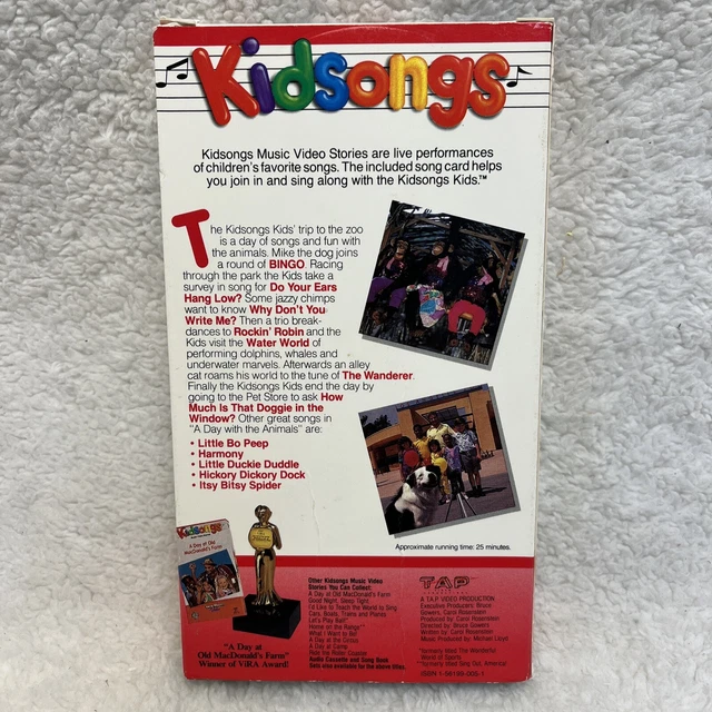 KIDSONGS (VHS) A Day With The Animals Viewmaster VTG Musical £5.37