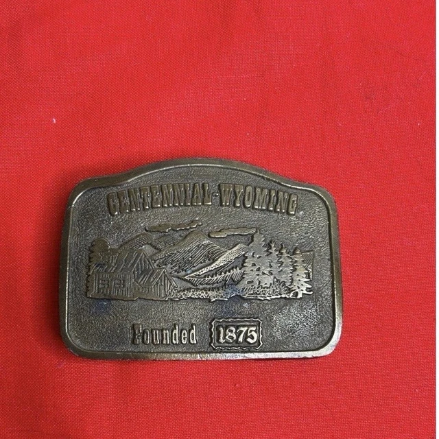 Wyoming Centennial Belt Buckles FOR SALE! - PicClick display picture 1
