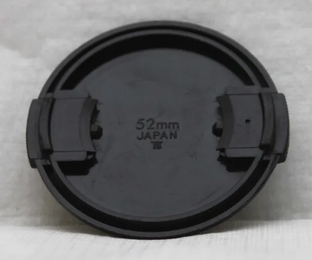 Original JC Penney Front Lens Cap 52mm 52 mm Snap-On Made in Japan 2