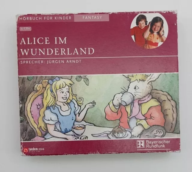 Alice im Wunderland | Hörbuch | Bayrischer Rundfunk | auf 3 CDs | ca. 170min.