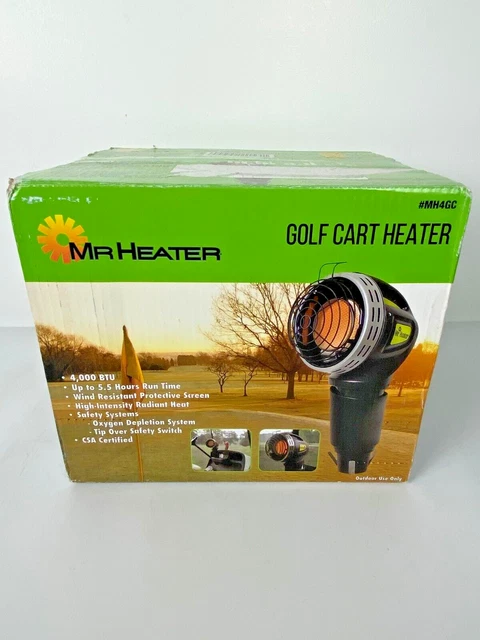 MR. HEATER (F242010 MH4GC) Silver and Black Propane Golf Cart Heater $64.95  - PicClick