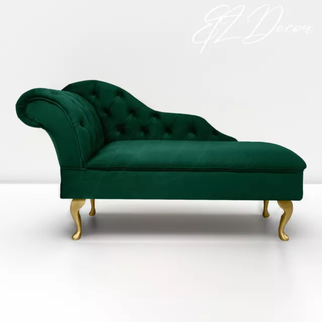 Chaise Lounge Chesterfield Sofa Jasper Green Accent Chair Lucian Tufted Longue