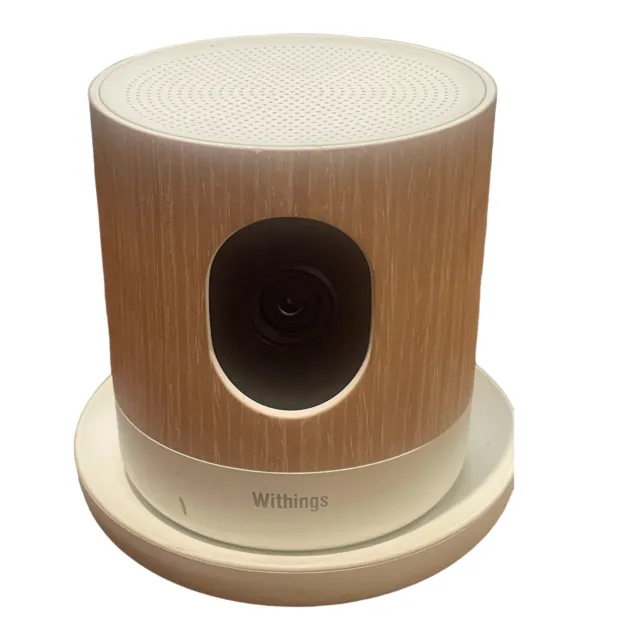 Monitor Withings Home Video & Calidad del Aire Senors Luz Naranja Pulsante WBP02