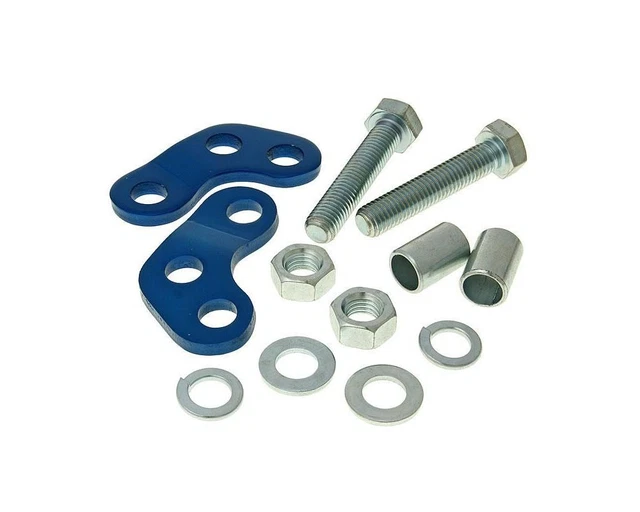 Kit de rehausse VANEZ bleu anodisé Aprilia RX SX 50 Derbi Senda Gilera RCR SMT