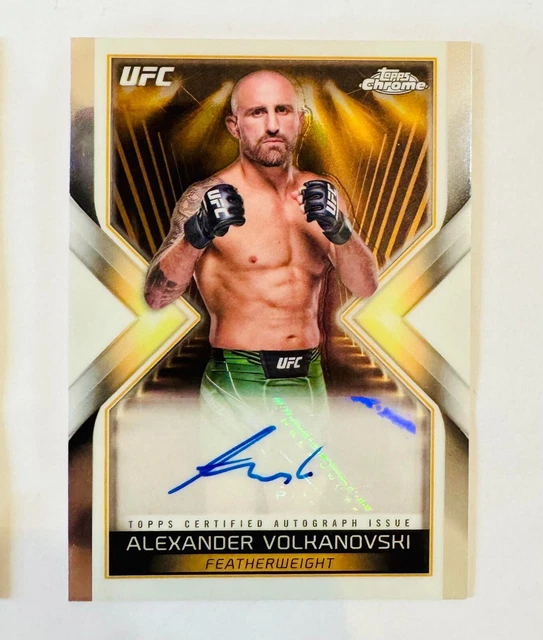 ALEXANDER VOLKANOVSKI 2024 Topps Chrome UFC Autograph Auto £78.94