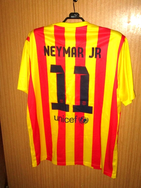 Maillot Neymar 2014 – Équipement Football – Occasion (porté) – Collection Ou Terrain