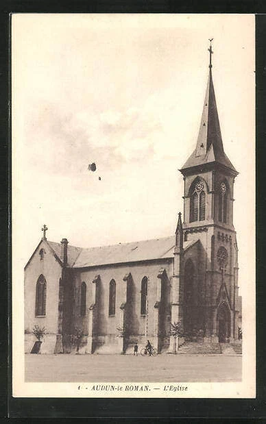 CPA Audun-le-Roman, The Church, the Church
