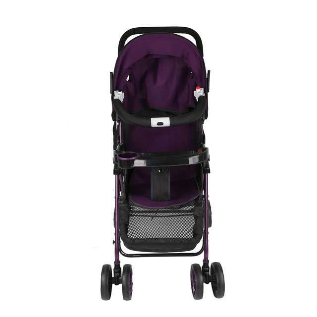 (Black)Stroller Handle Adjustable Baby Trolley Bumper Grip Handle Bar Stroller