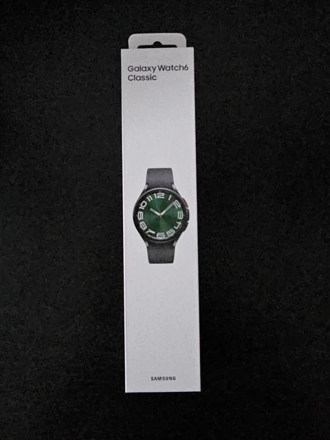 SAMSUNG GALAXY WATCH 6 Classic SM R965 47mm LTE Black Brand New