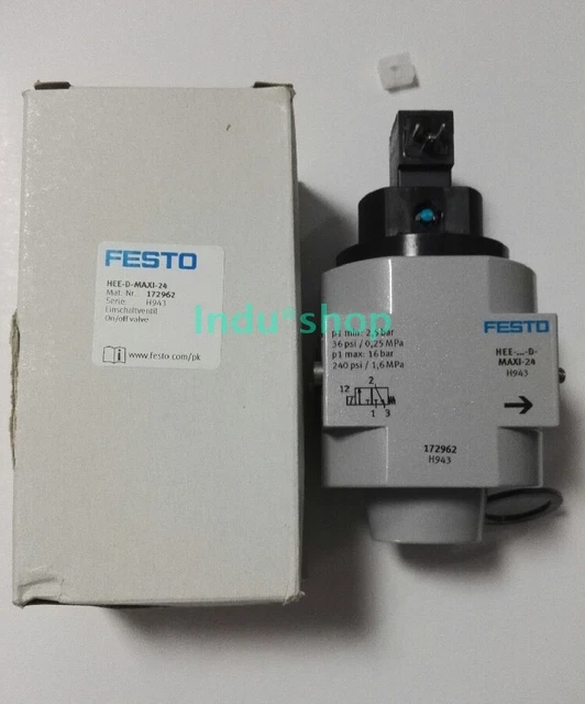 1 pz nuovo per valvola di avviamento di sicurezza sorgente gas FESTO HEE-D-MAXI-24 {172962}