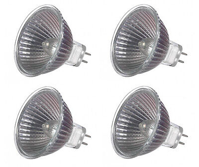 4pc 35W 12V MR16 Halogen Downlight 3000 Hour Glass Covered Lamp – Down Light