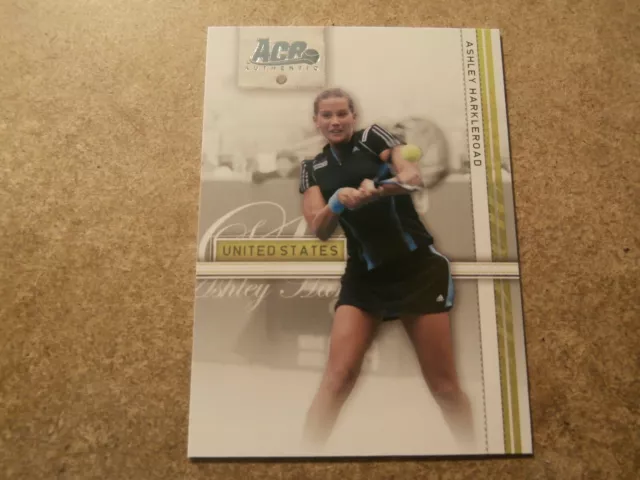 Ashley Harkleroad, 2007 Ace Authentic Tennis Rookie Card, Mint Condition (Jt29)