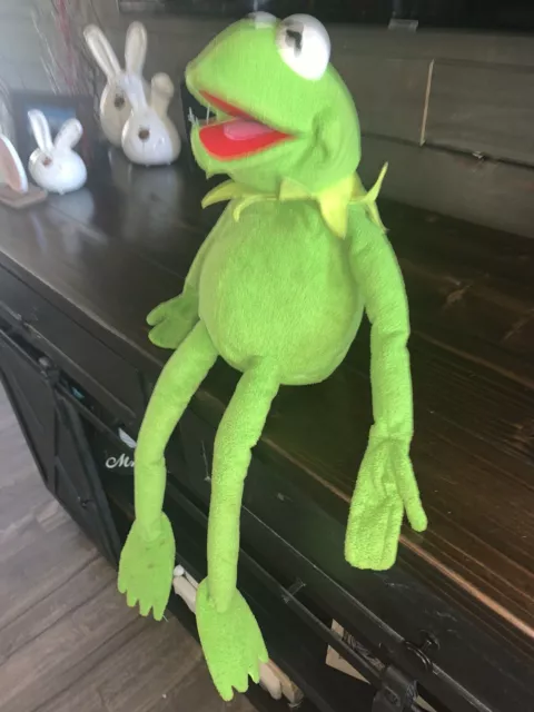 Vintage 27” long KERMIT THE FROG Jim Henson Muppets Doll Plush EARLY 80’s Show