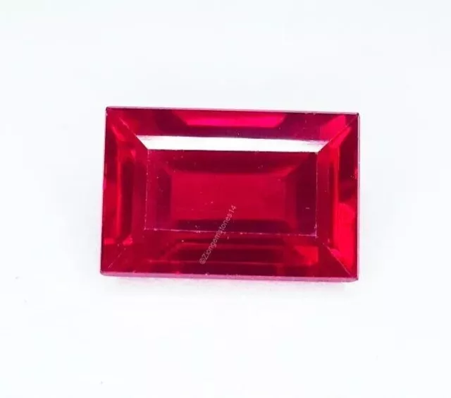 8-10 Carats Véritable Madagascar Rubis Déguisement Facettes Libre Certifié Gemme