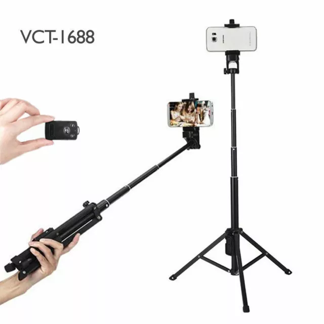 Selfie Bâton Tripode Portable Et Extensible Avec Télécommande sans Fil Contrôle