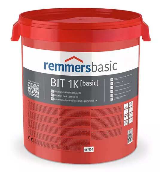 Remmers BIT 1K basic | ECO 1K - Bitumendickbeschichtung 1K