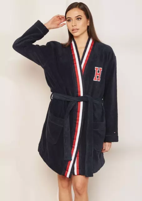 Tommy Hilfiger BathRobe / Peignoir / Robe de Chambre / Navy Blazer / S 3