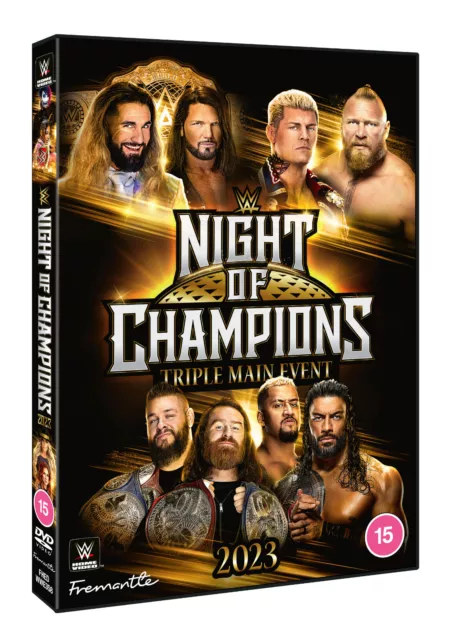 WWE Night of Champions 2023 [DVD] *NEU* DEUTSCH Deutscher Kommentar & English