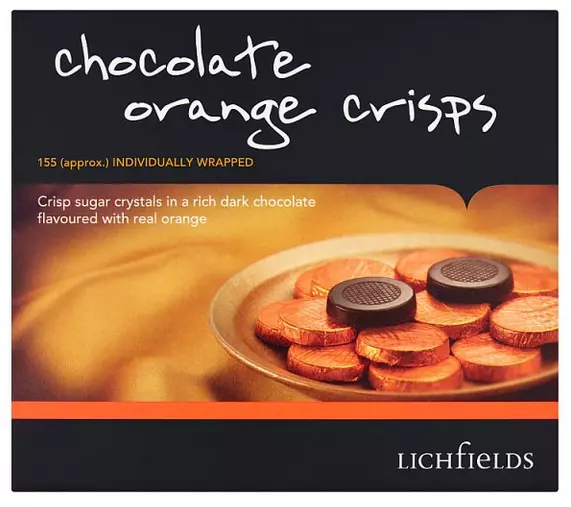 Lichfields Chocolate Orange Crisps 1kg