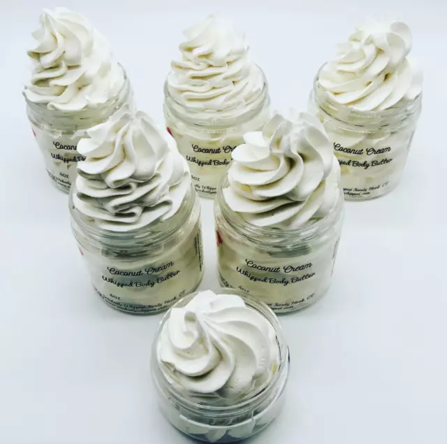 CHOOSE YOUR SCENT - HANDMADE WHIPPED BODY BUTTER - NON GREASY FORMULA - 4/8/16oz