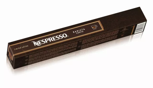 Etui de 10 capsules Nespresso Edition Limitée Barista Corto - Epuisé !