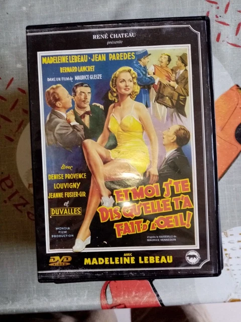 Dvd Rene Chateau Et Moi Je Te Dis Qu'elle T'a Fait De L'oeil! / Madeleine Lebeau