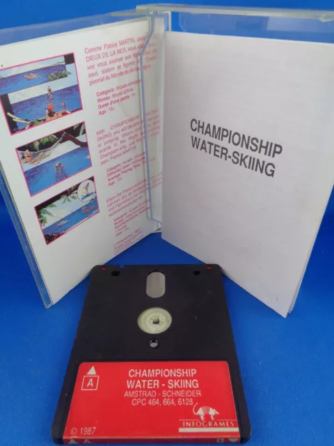 Schneider/Amstrad Cpc -- Championship Water-Skiing (Infogrames - 3" Disk) 2