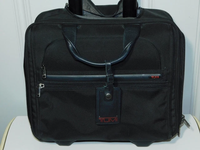 Tumi Alpha 26102D4 Rolling Carry On Laptop Briefcase 16" Ballistic Nylon Luggage