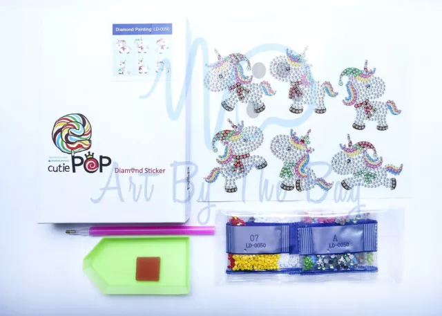 Cartoon DIY 5D Diamond Painting Sticker Kit - Fun Kids Craft - Australian  Stock