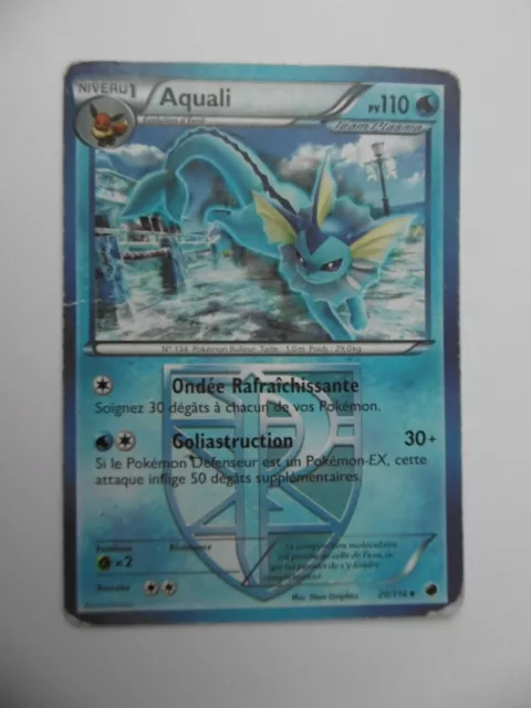 AQUALI - POKEMON CARD - PV 110 - 20/116 - from 2013 - FRENCH VERSION