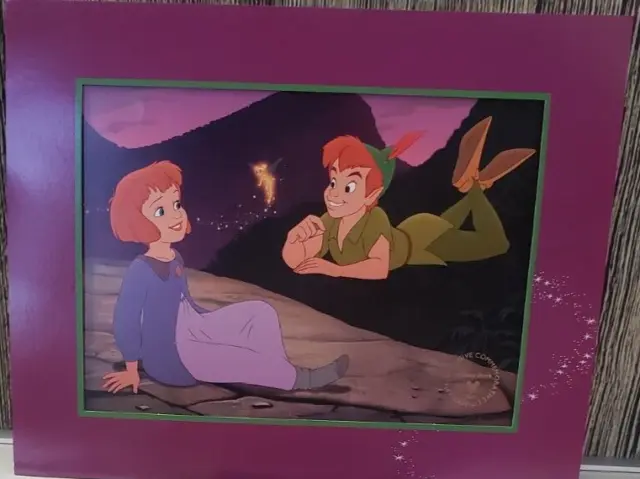 Disney Peter Pan Return To Neverland Lithograph 2002 Vintage 11 x 14 Inch READ