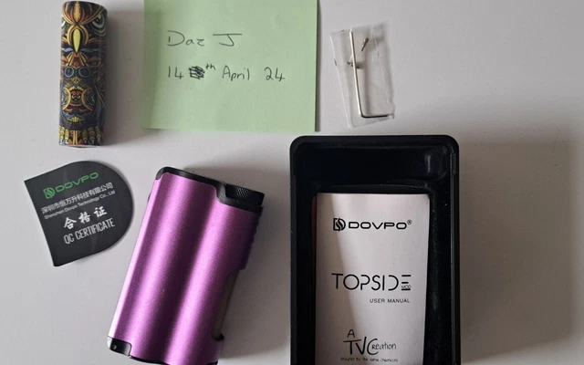 TOPSIDE 21700 BF MOD For RDA Rare Includes New Battery Molicel £17.99 ...