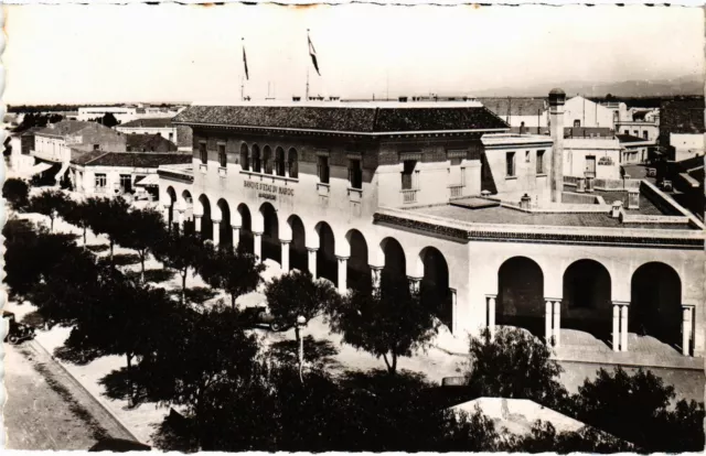 CPA AK MAROC OUJDA - Banque d'Etat et vue sur la Ville Nouvelle (92945)